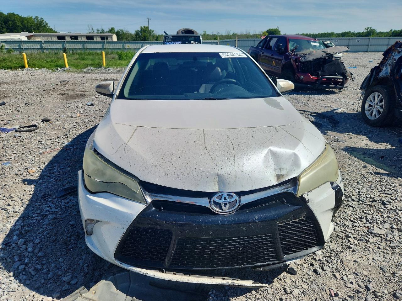 2015 Toyota Camry Se White vin: 4T1BF1FK0FU064560