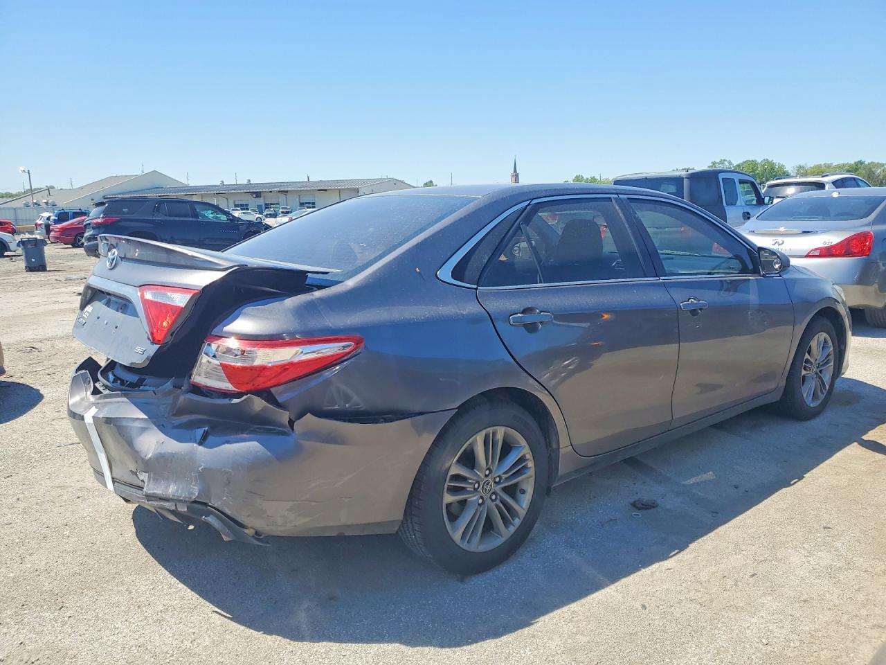 2015 Toyota Camry Se Silver vin: 4T1BF1FK0FU073582