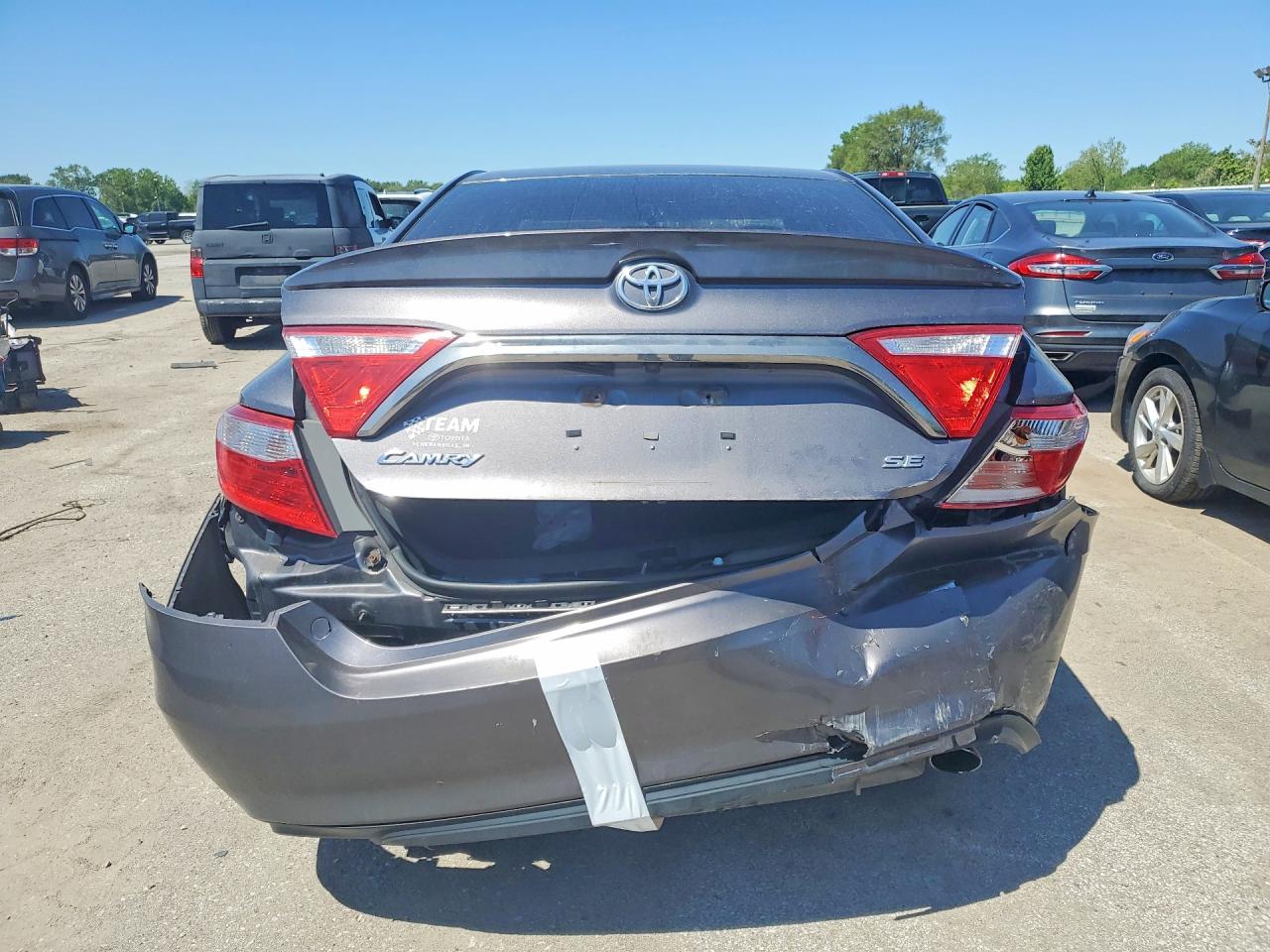 2015 Toyota Camry Se Silver vin: 4T1BF1FK0FU073582