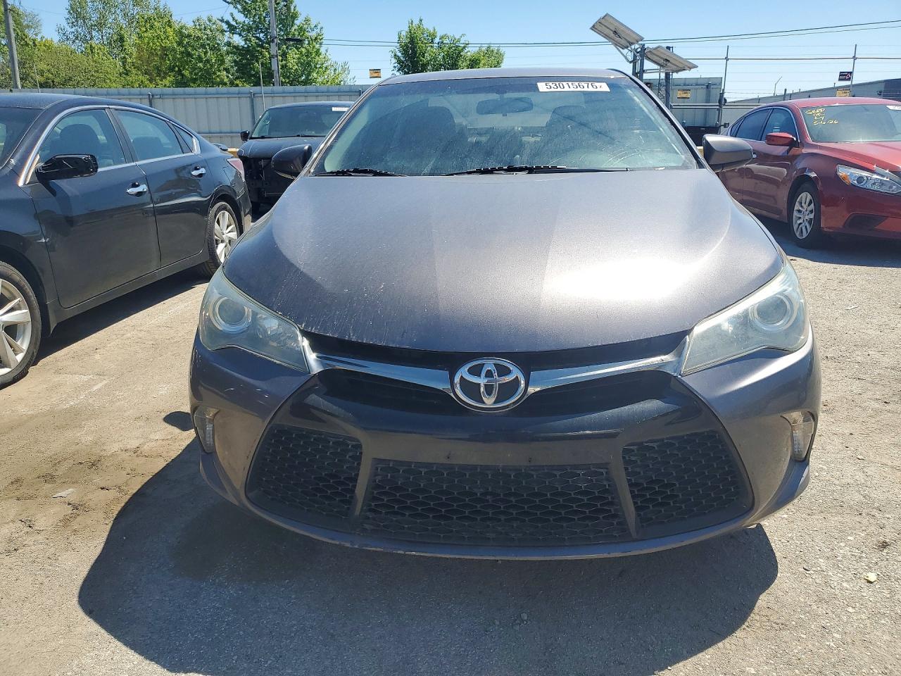 2015 Toyota Camry Se Silver vin: 4T1BF1FK0FU073582