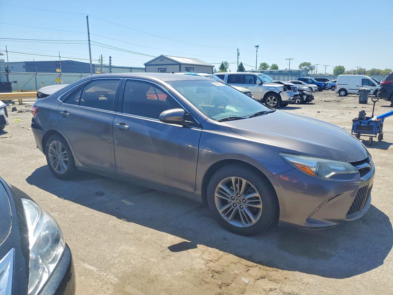 2015 Toyota Camry Se Silver vin: 4T1BF1FK0FU073582