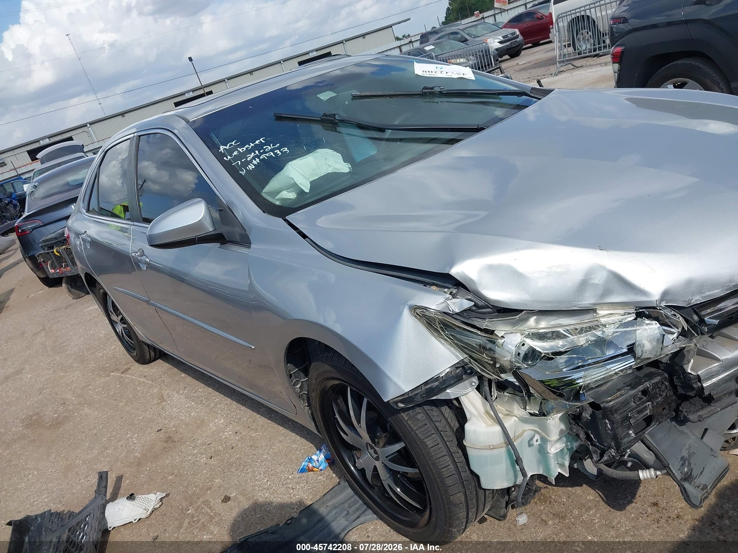 2015 Toyota Camry Se Silver vin: 4T1BF1FK0FU079933