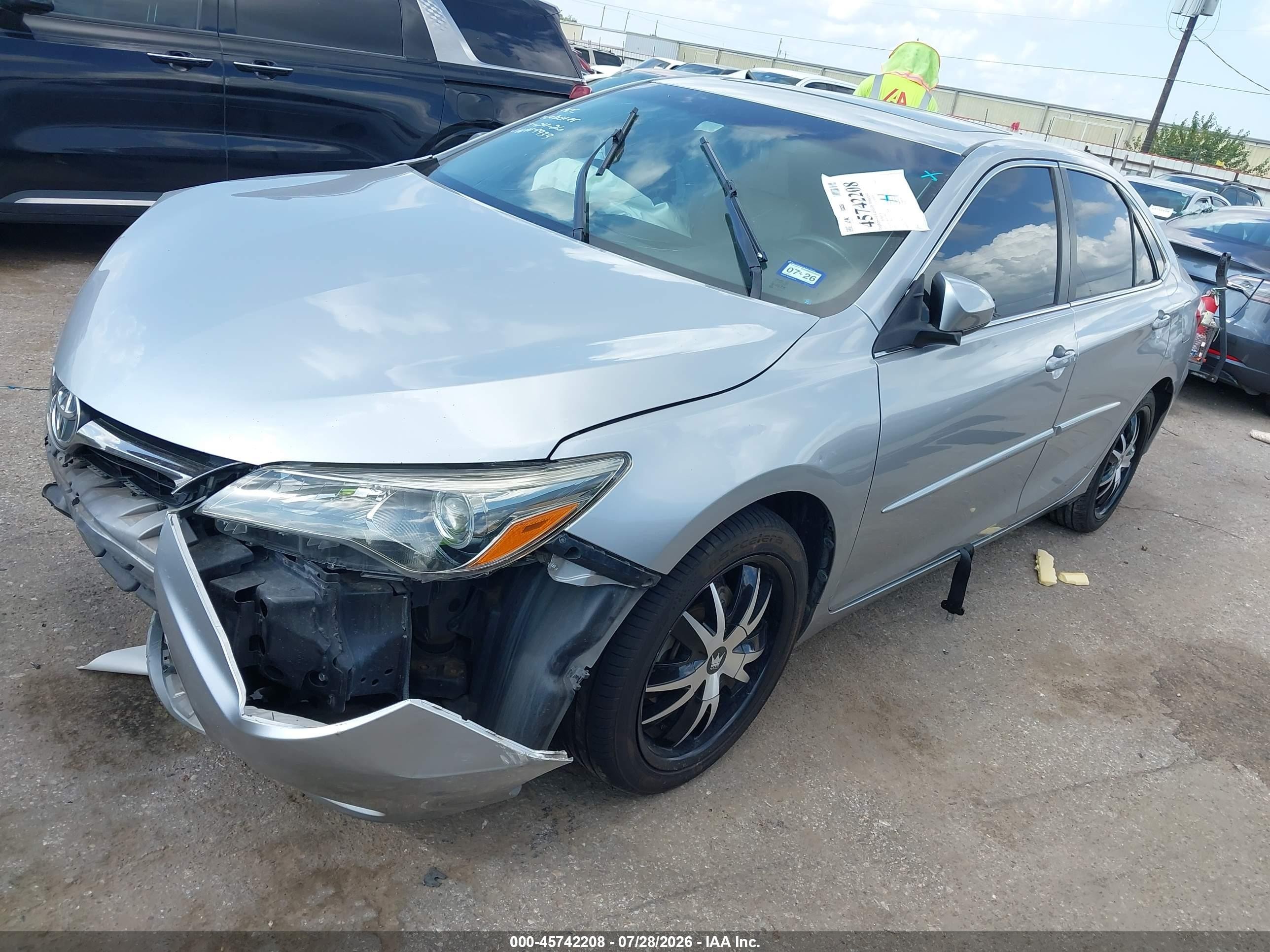 2015 Toyota Camry Se Silver vin: 4T1BF1FK0FU079933