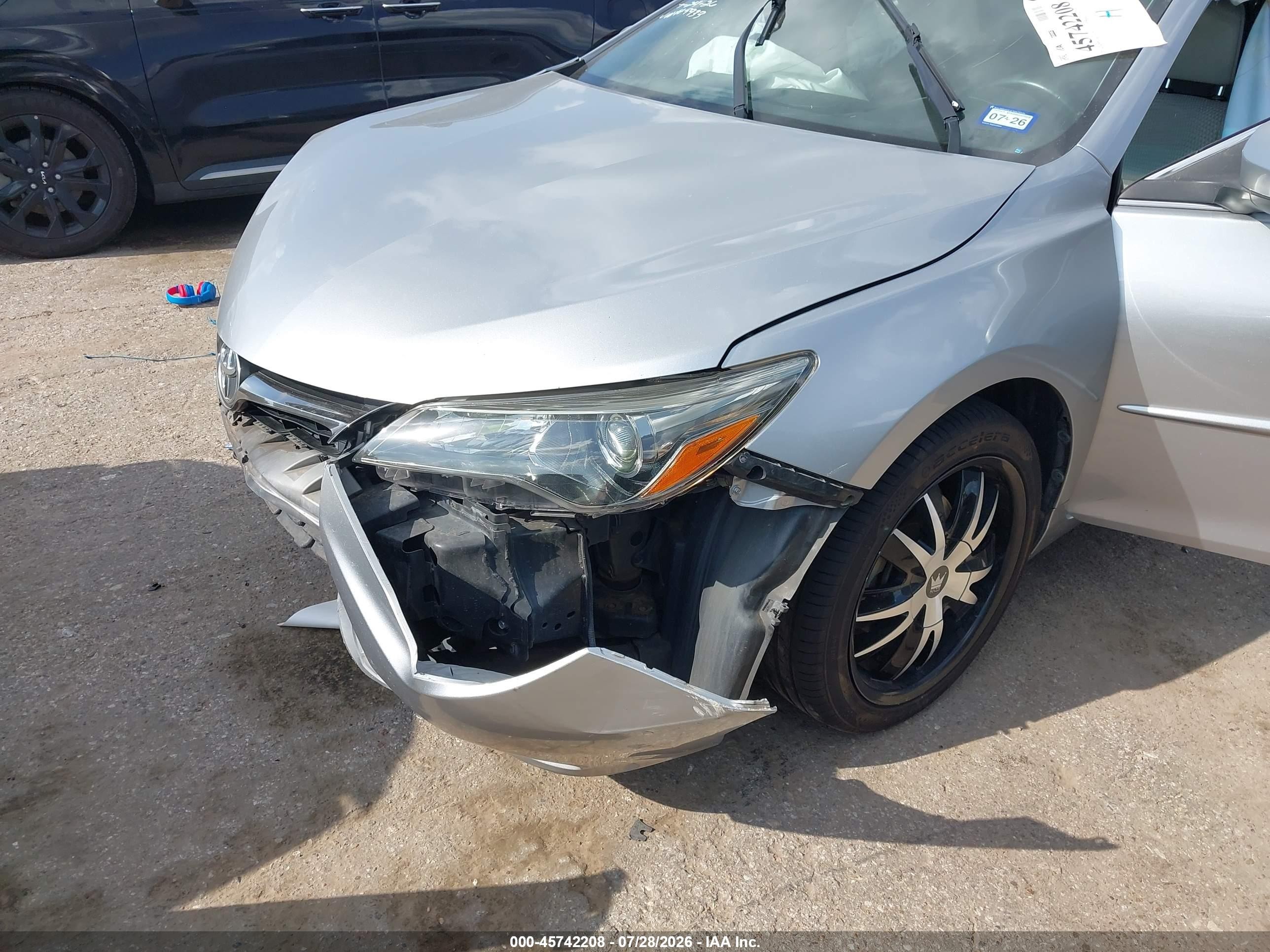 2015 Toyota Camry Se Silver vin: 4T1BF1FK0FU079933