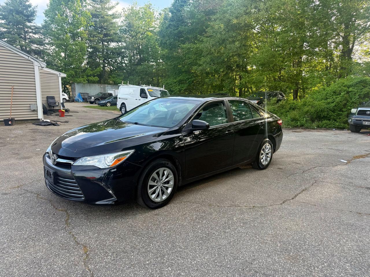2015 Toyota Camry Le Черный vin: 4T1BF1FK0FU083285