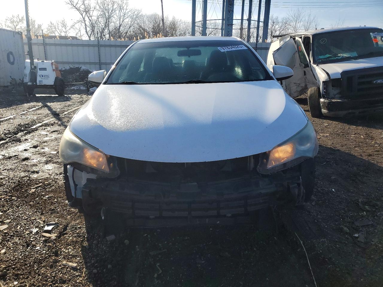 2015 Toyota Camry White vin: 4T1BF1FK0FU092889