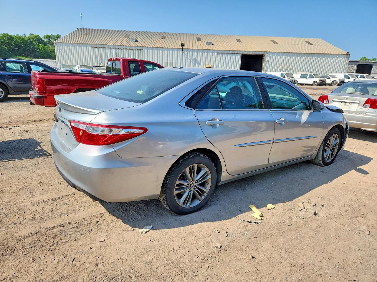 2015 Toyota Camry Se Silver vin: 4T1BF1FK0FU112669
