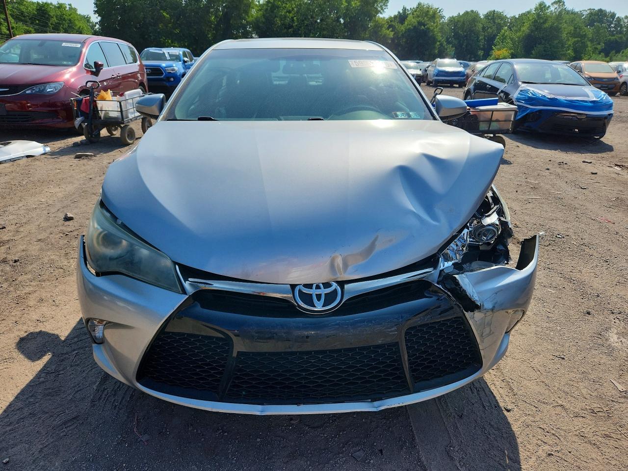 2015 Toyota Camry Se Silver vin: 4T1BF1FK0FU112669