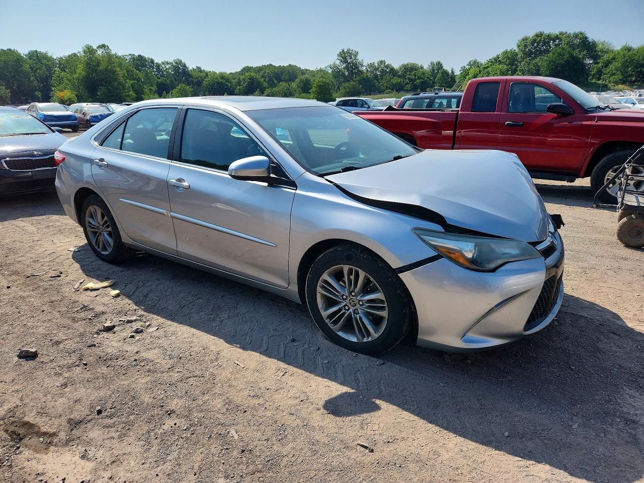 2015 Toyota Camry Se Silver vin: 4T1BF1FK0FU112669
