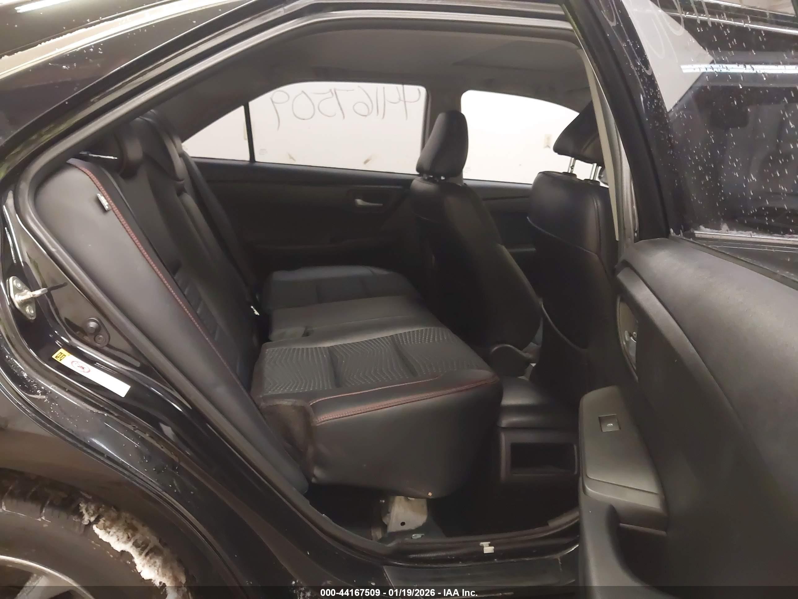 2015 Toyota Camry Se Black vin: 4T1BF1FK0FU114339