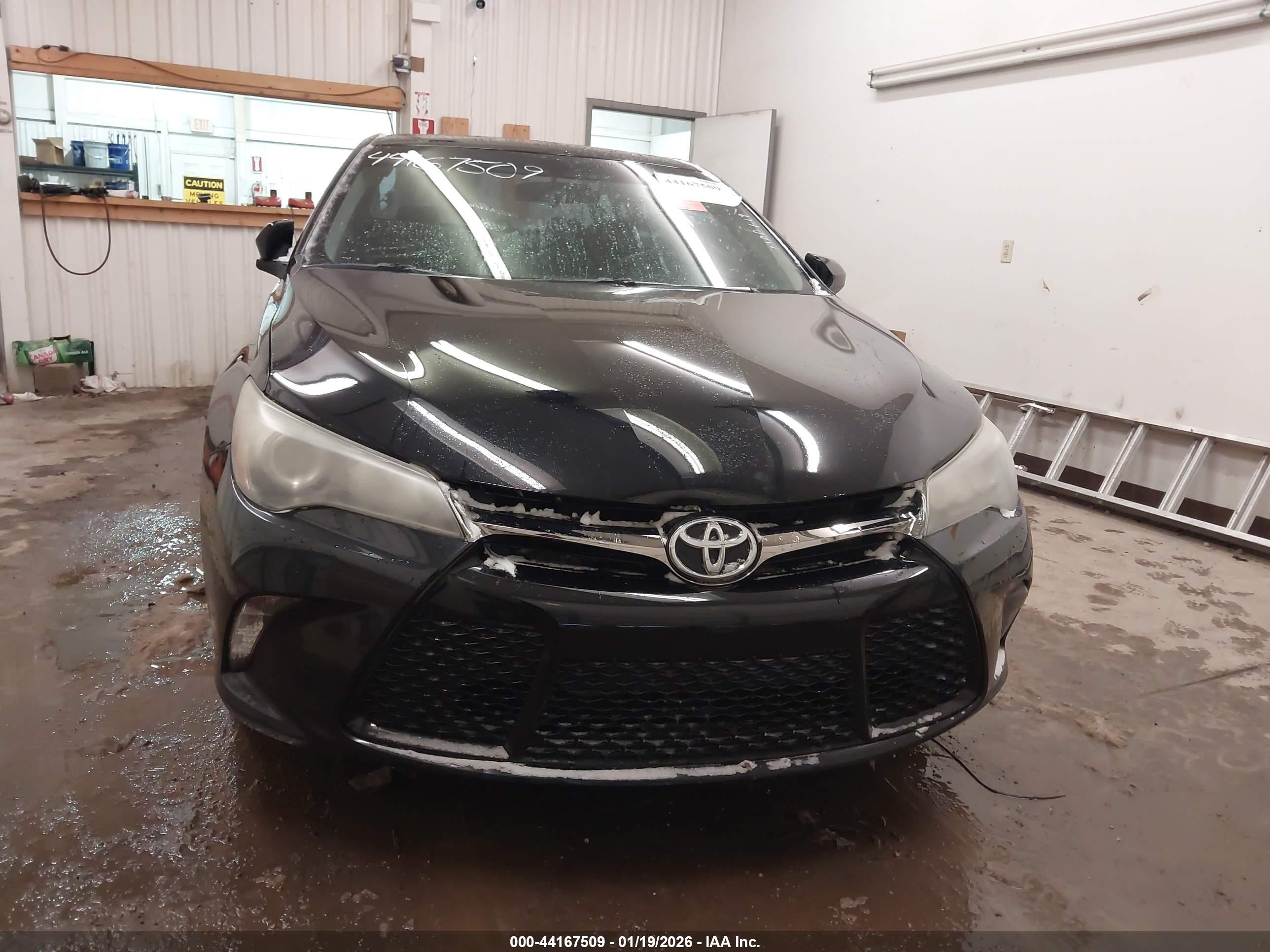 2015 Toyota Camry Se Black vin: 4T1BF1FK0FU114339