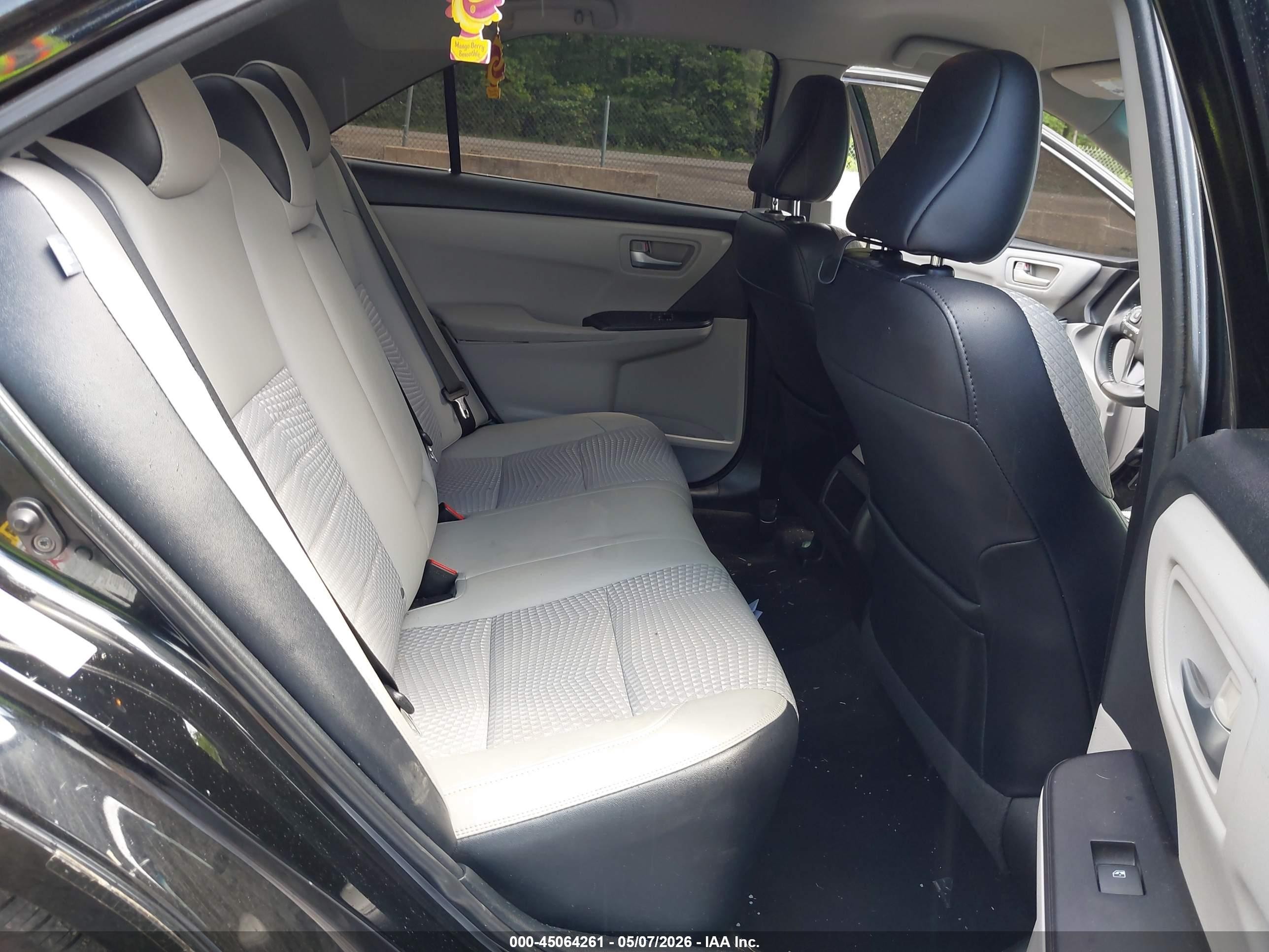 2015 Toyota Camry Se Black vin: 4T1BF1FK0FU114602