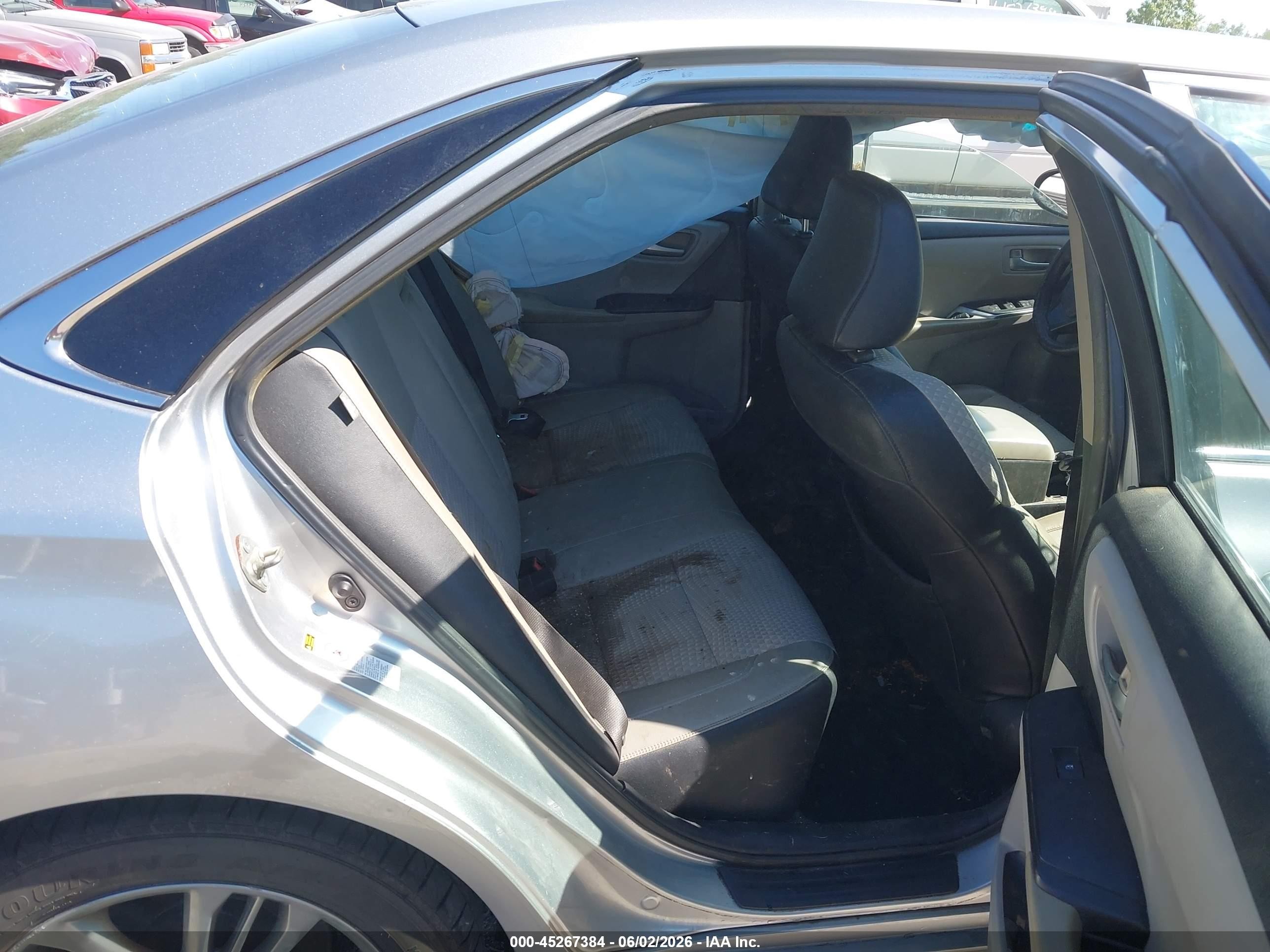2015 Toyota Camry Se Silver vin: 4T1BF1FK0FU488692