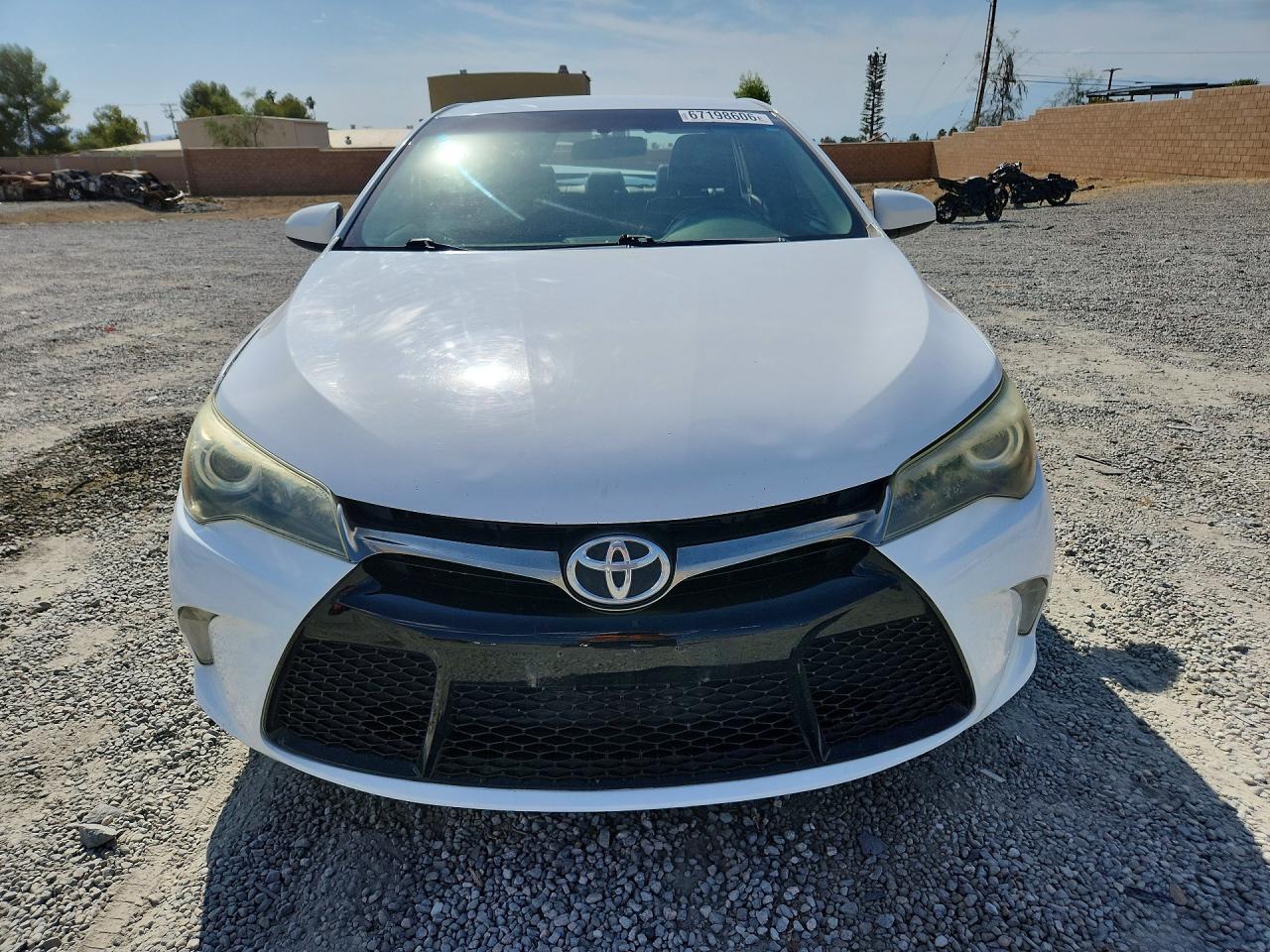 2015 Toyota Camry Se White vin: 4T1BF1FK0FU494590