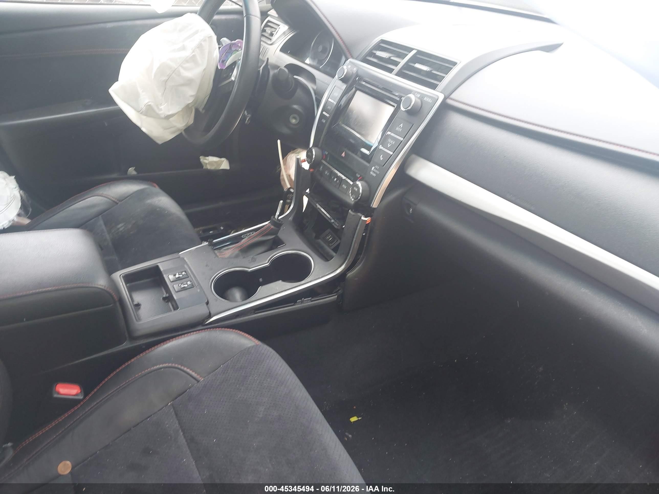 2015 Toyota Camry Xse Red vin: 4T1BF1FK0FU876490