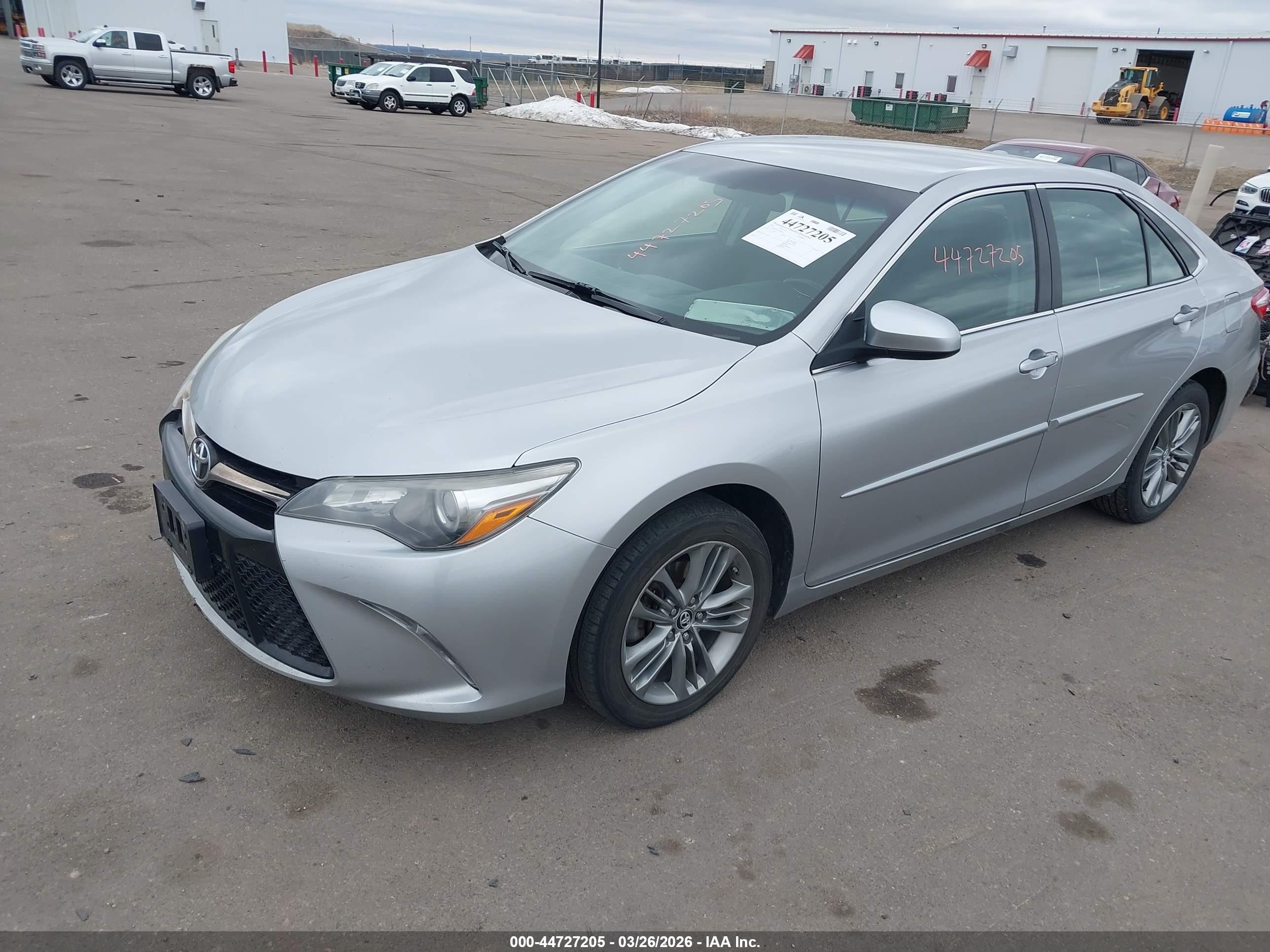 2015 Toyota Camry Se Silver vin: 4T1BF1FK0FU883620