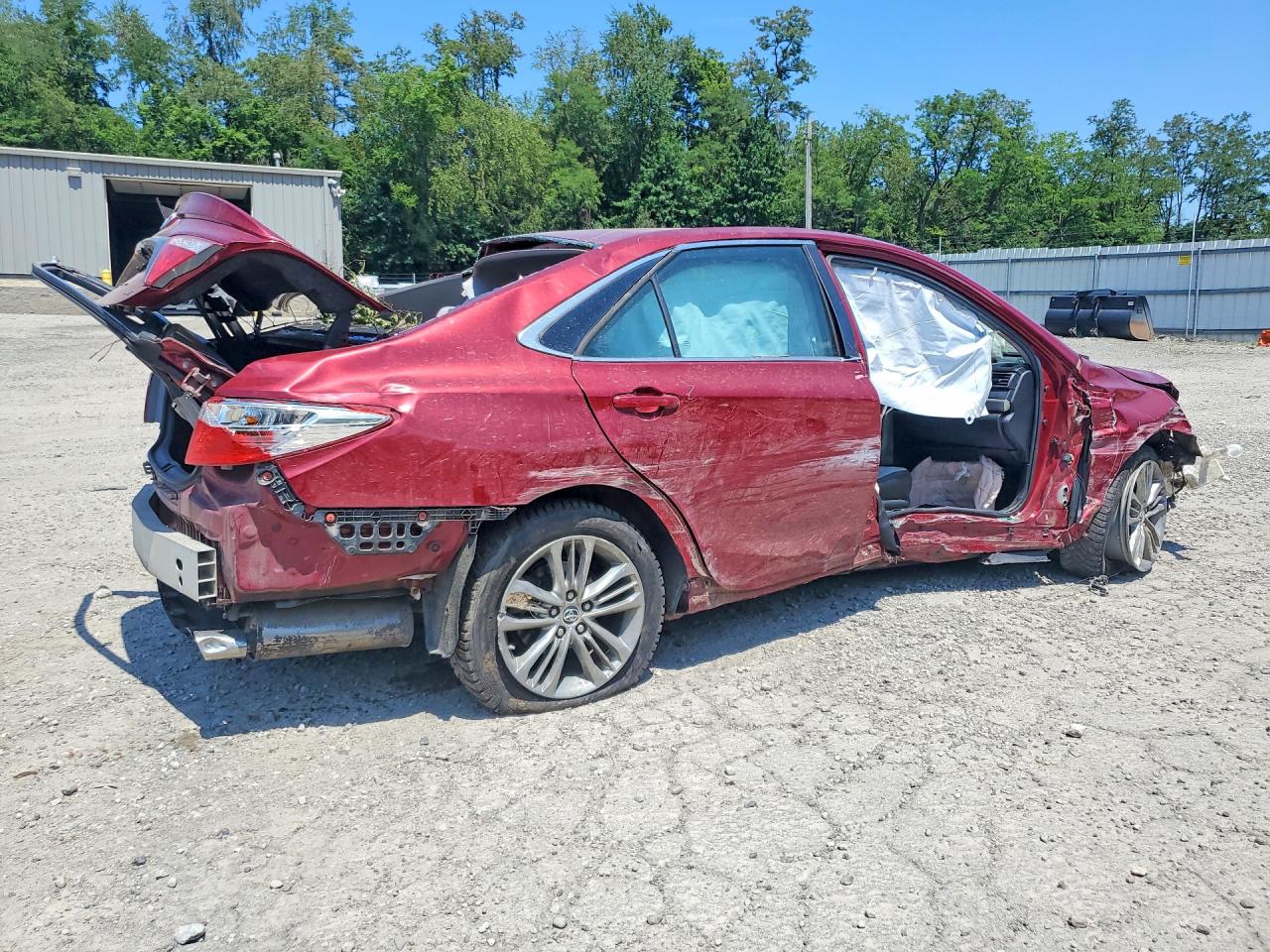 2015 Toyota Camry Se Red vin: 4T1BF1FK0FU891328