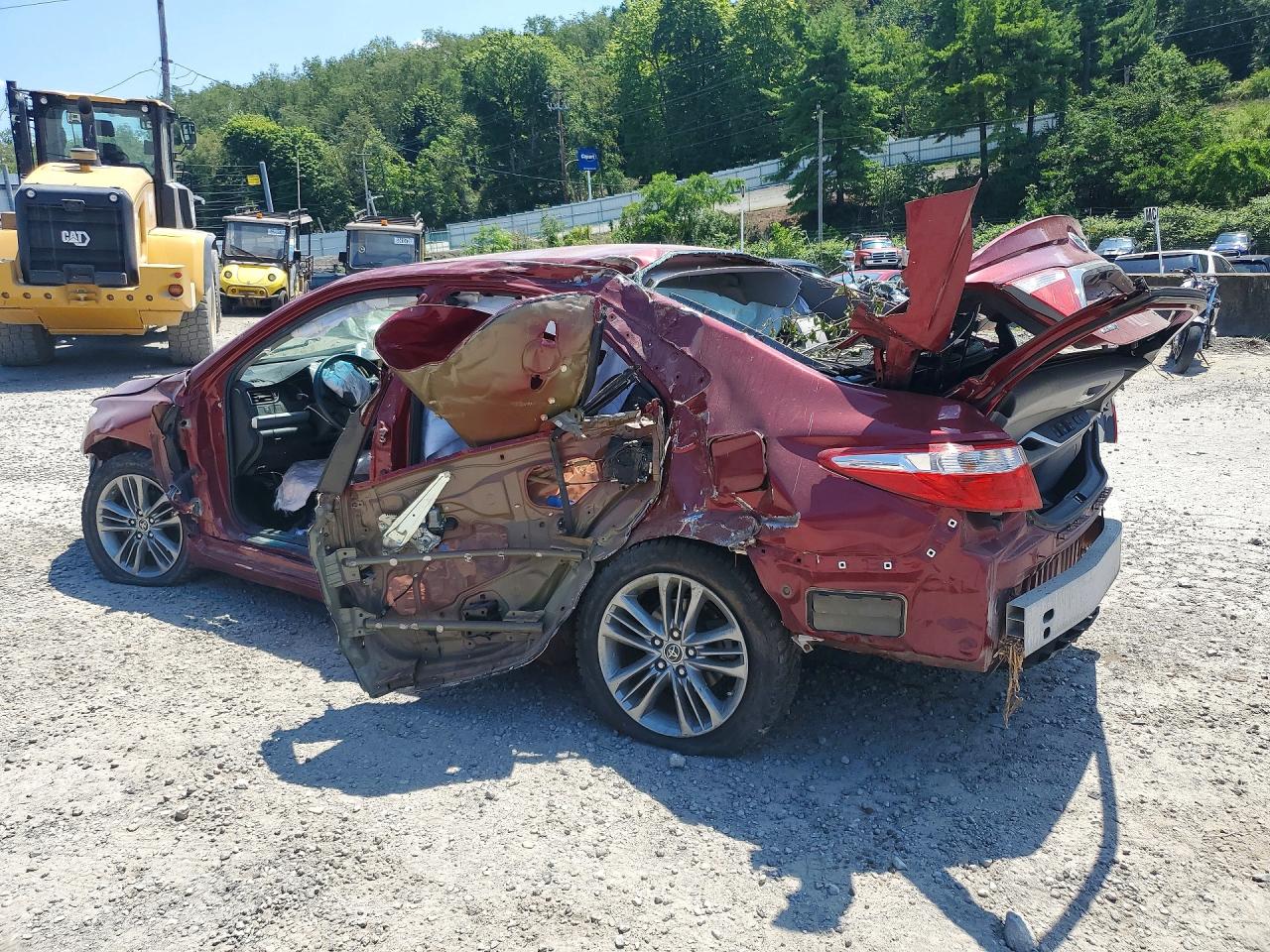 2015 Toyota Camry Se Red vin: 4T1BF1FK0FU891328