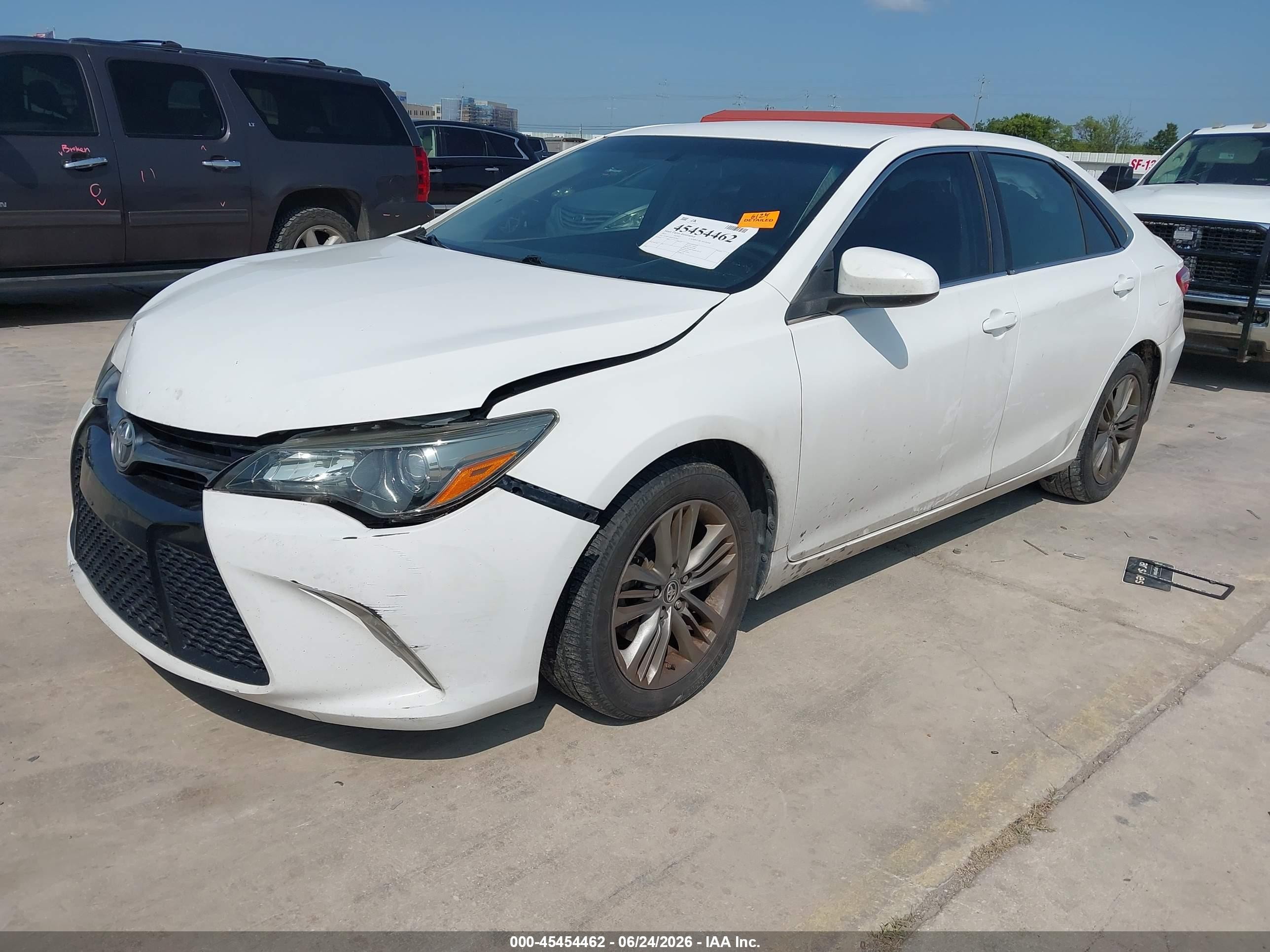 2015 Toyota Camry Se Белый vin: 4T1BF1FK0FU897663