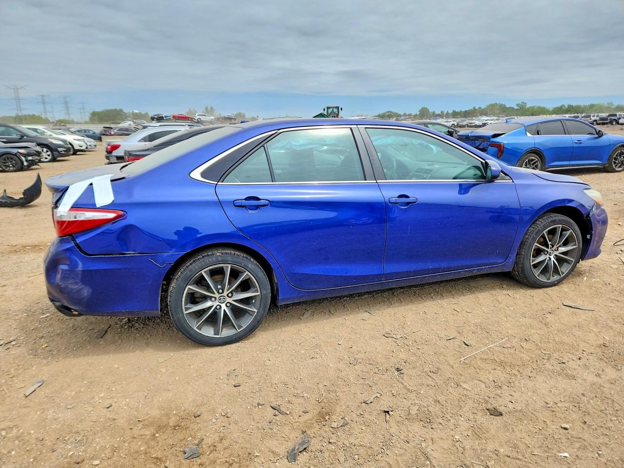 2015 Toyota Camry Xse Синий vin: 4T1BF1FK0FU936302