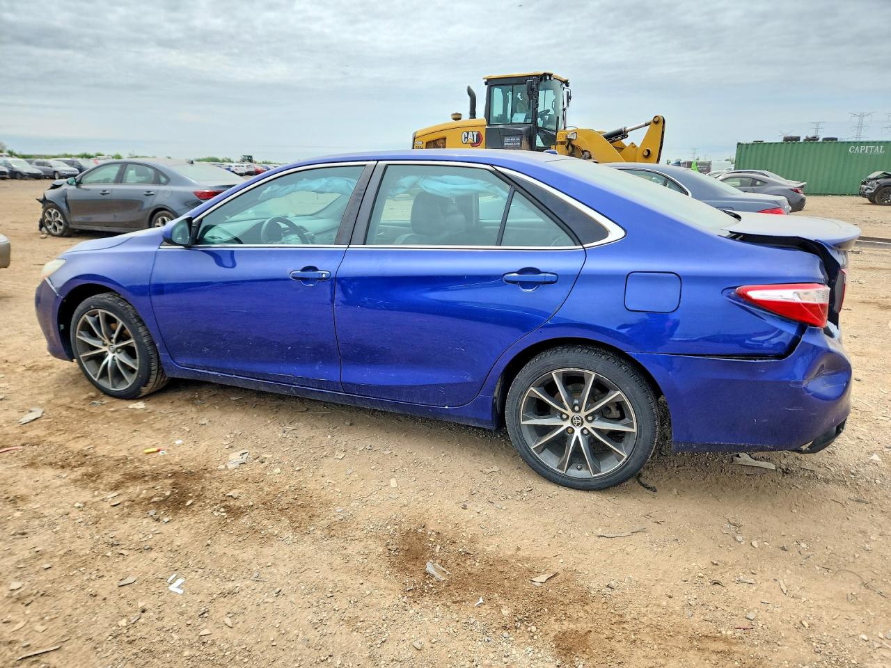 2015 Toyota Camry Xse Синий vin: 4T1BF1FK0FU936302