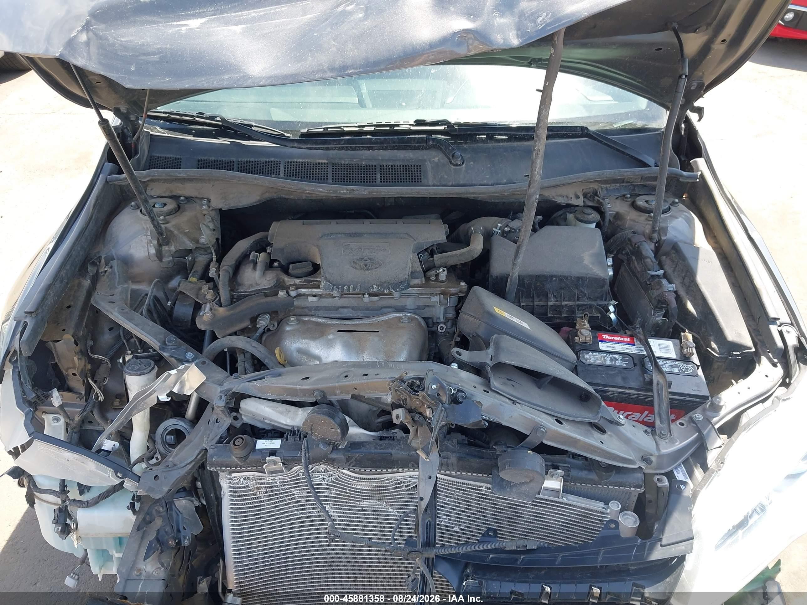 2015 Toyota Camry Le Gray vin: 4T1BF1FK0FU956730