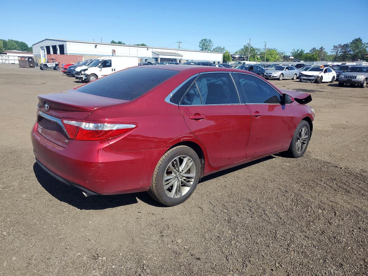 2015 Toyota Camry Se Red vin: 4T1BF1FK0FU960227