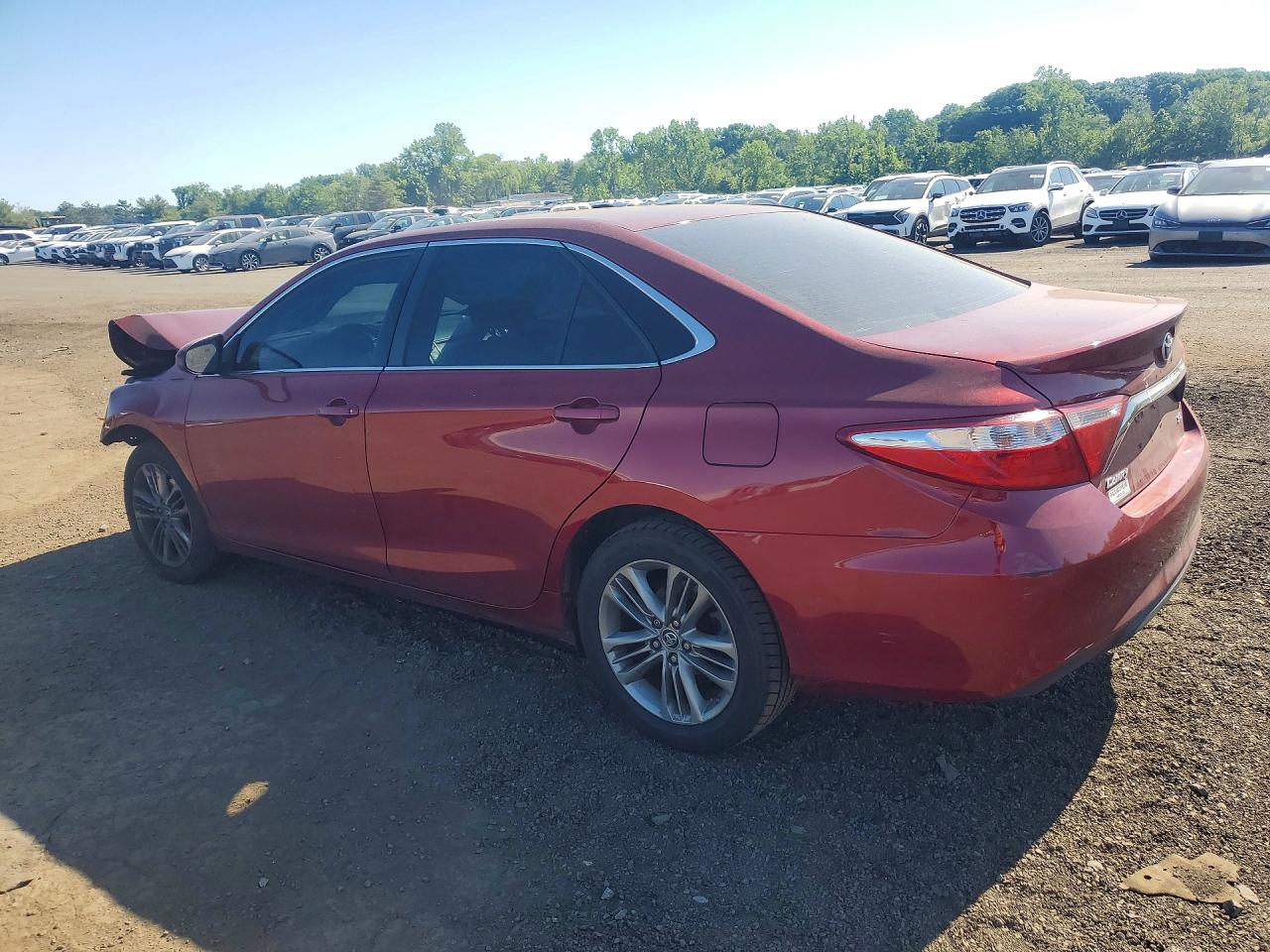 2015 Toyota Camry Se Red vin: 4T1BF1FK0FU960227