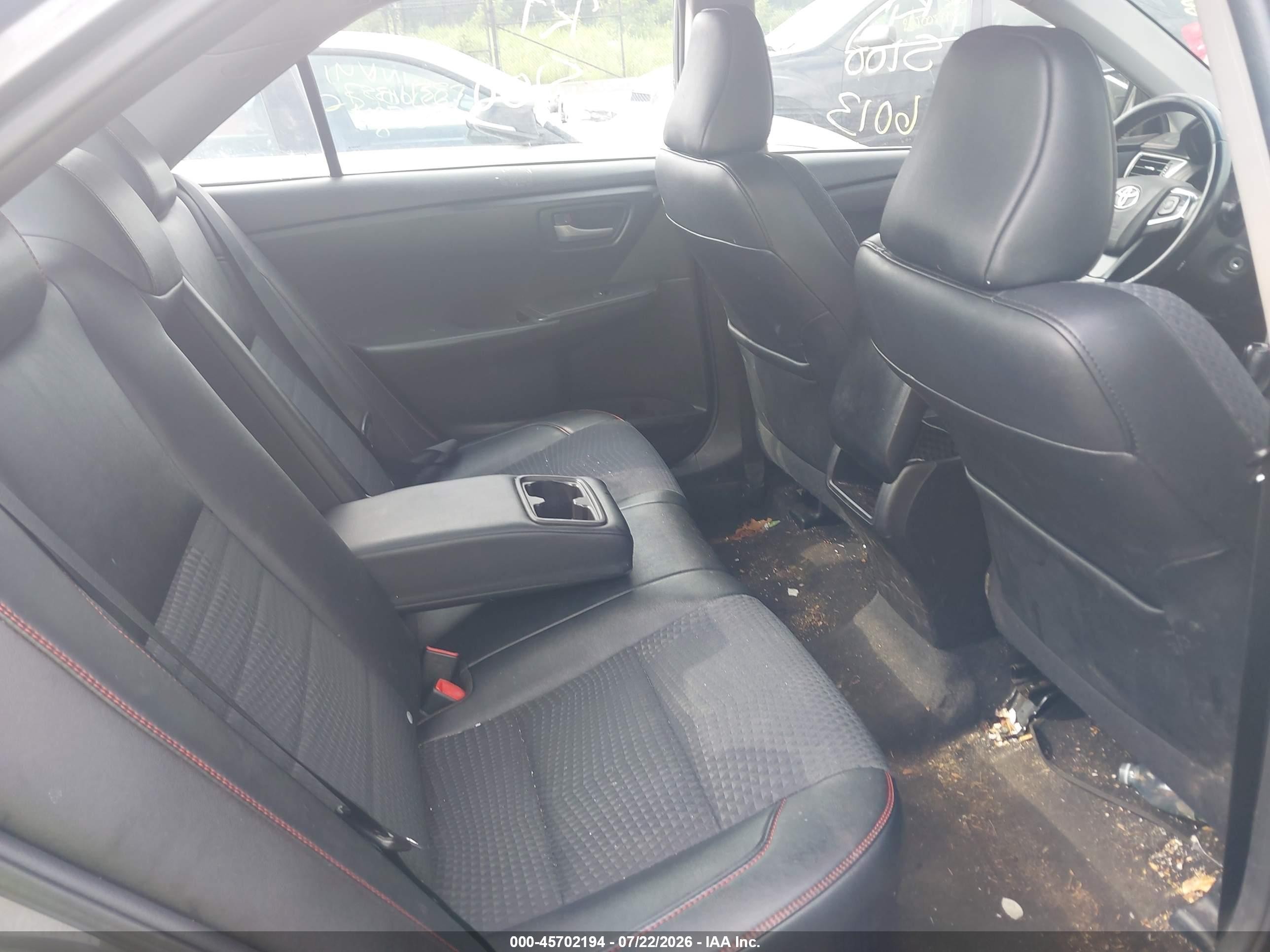 2015 Toyota Camry Se Gray vin: 4T1BF1FK0FU971454