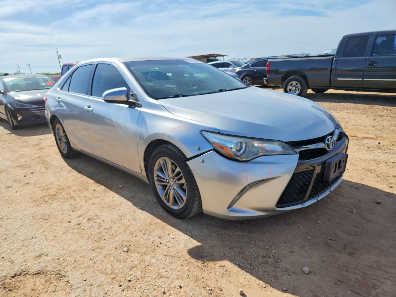 2015 Toyota Camry Se Silver vin: 4T1BF1FK0FU972779