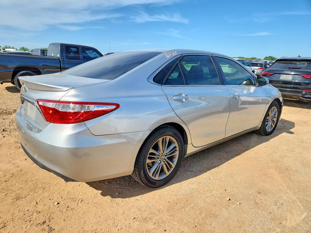 2015 Toyota Camry Se Silver vin: 4T1BF1FK0FU972779