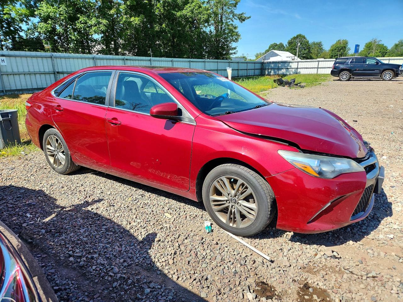 2015 Toyota Camry Se Maroon vin: 4T1BF1FK0FU973432