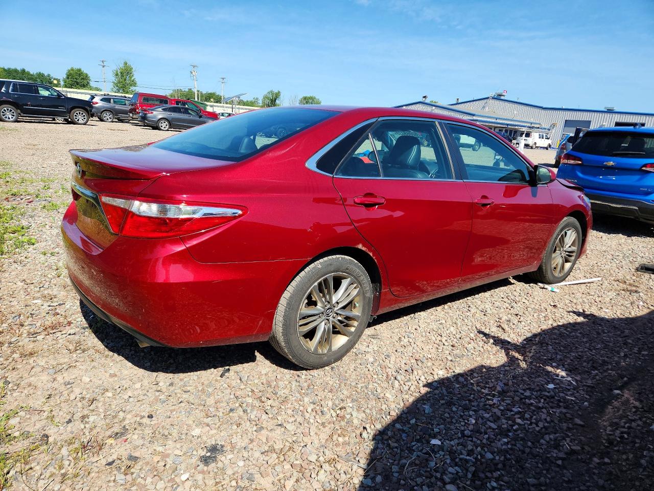2015 Toyota Camry Se Maroon vin: 4T1BF1FK0FU973432