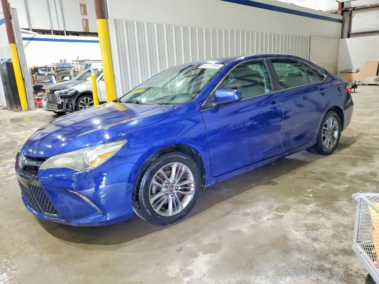 2015 Toyota Camry Se Blue vin: 4T1BF1FK0FU975715