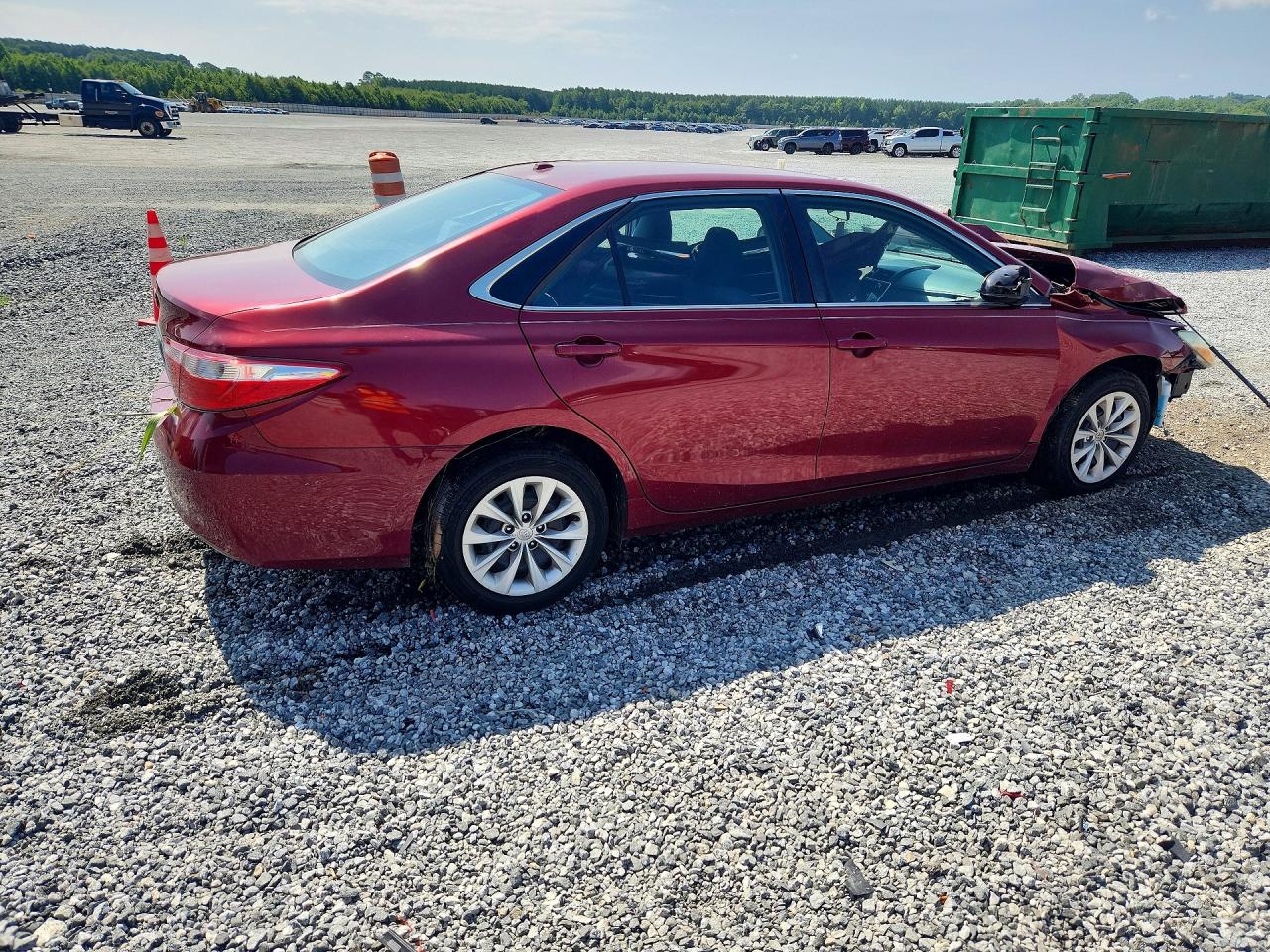 2015 Toyota Camry Le Бордовый vin: 4T1BF1FK0FU977268