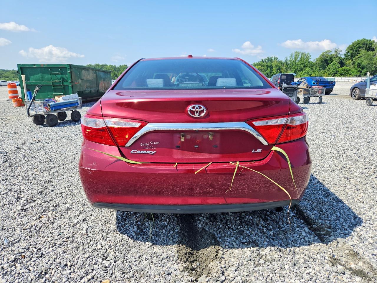 2015 Toyota Camry Le Бордовый vin: 4T1BF1FK0FU977268