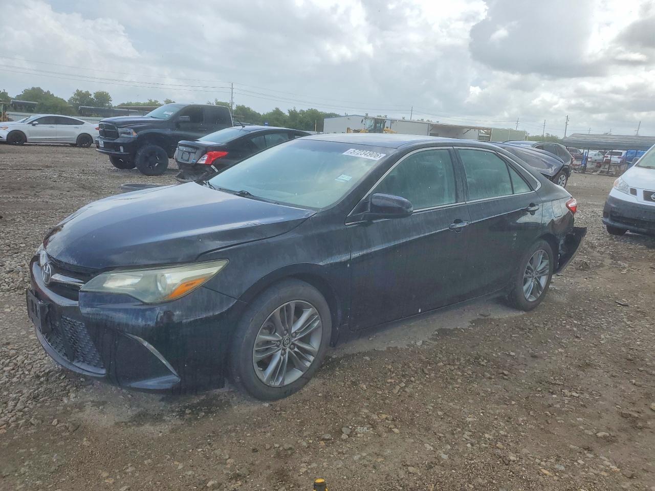 2015 Toyota Camry Se Black vin: 4T1BF1FK0FU987833