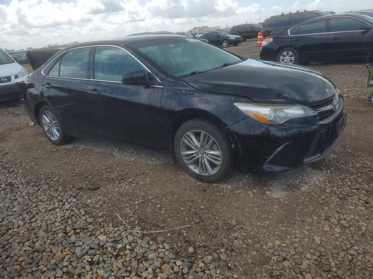 2015 Toyota Camry Se Black vin: 4T1BF1FK0FU987833