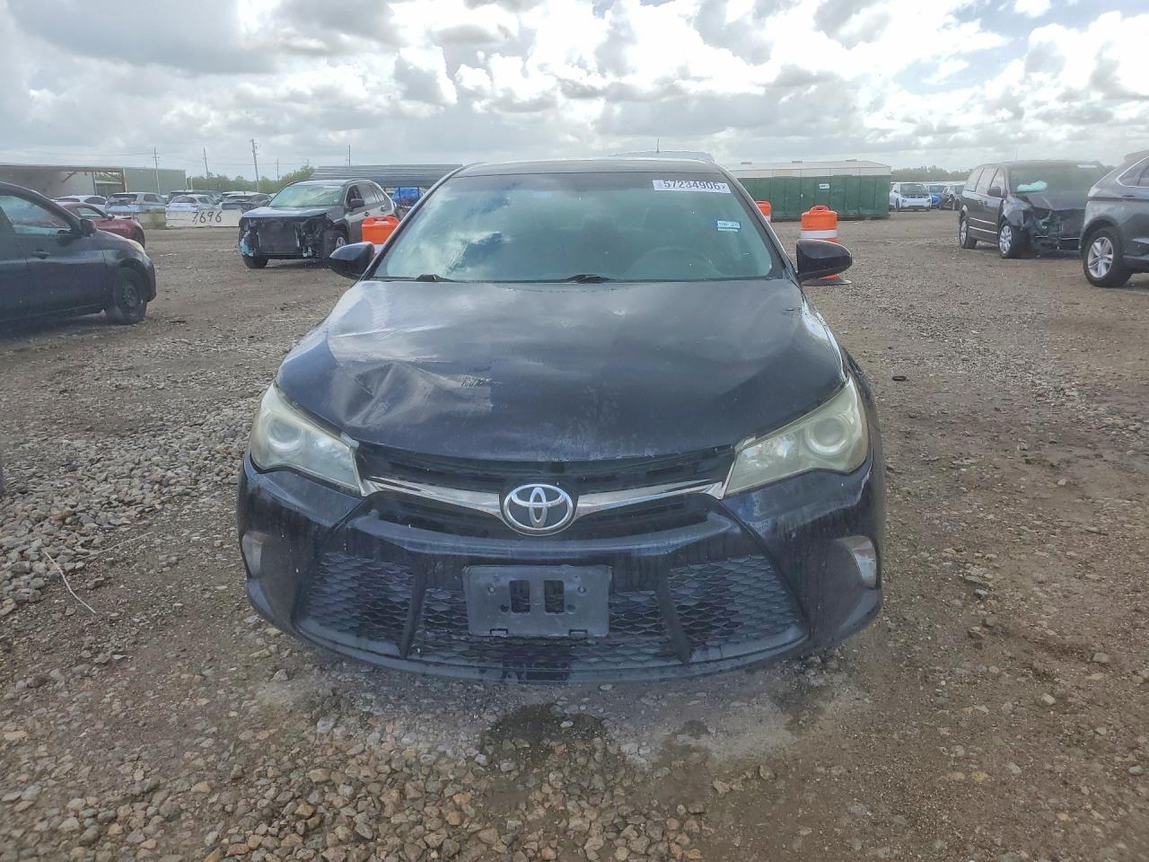 2015 Toyota Camry Se Black vin: 4T1BF1FK0FU987833