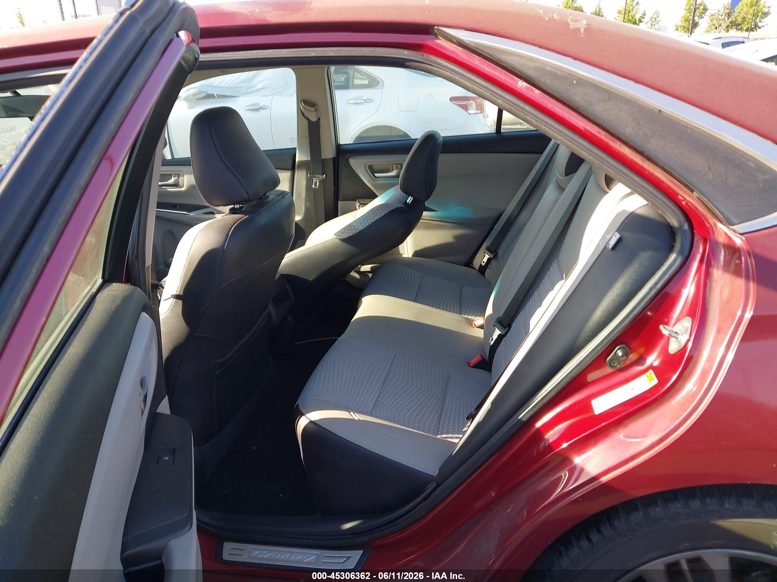 2015 Toyota Camry Se Red vin: 4T1BF1FK0FU989341