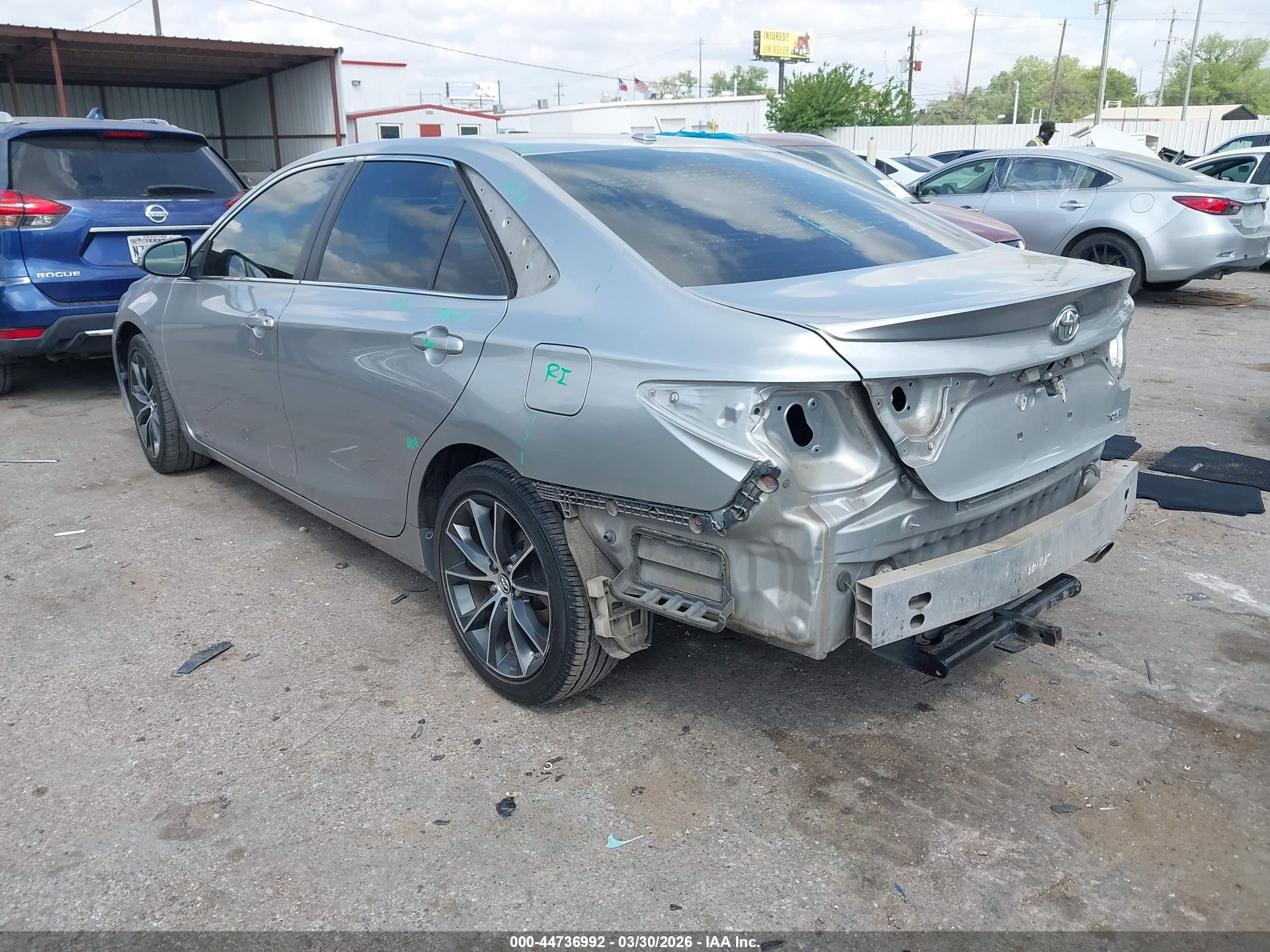2015 Toyota Camry Xse Silver vin: 4T1BF1FK0FU990151