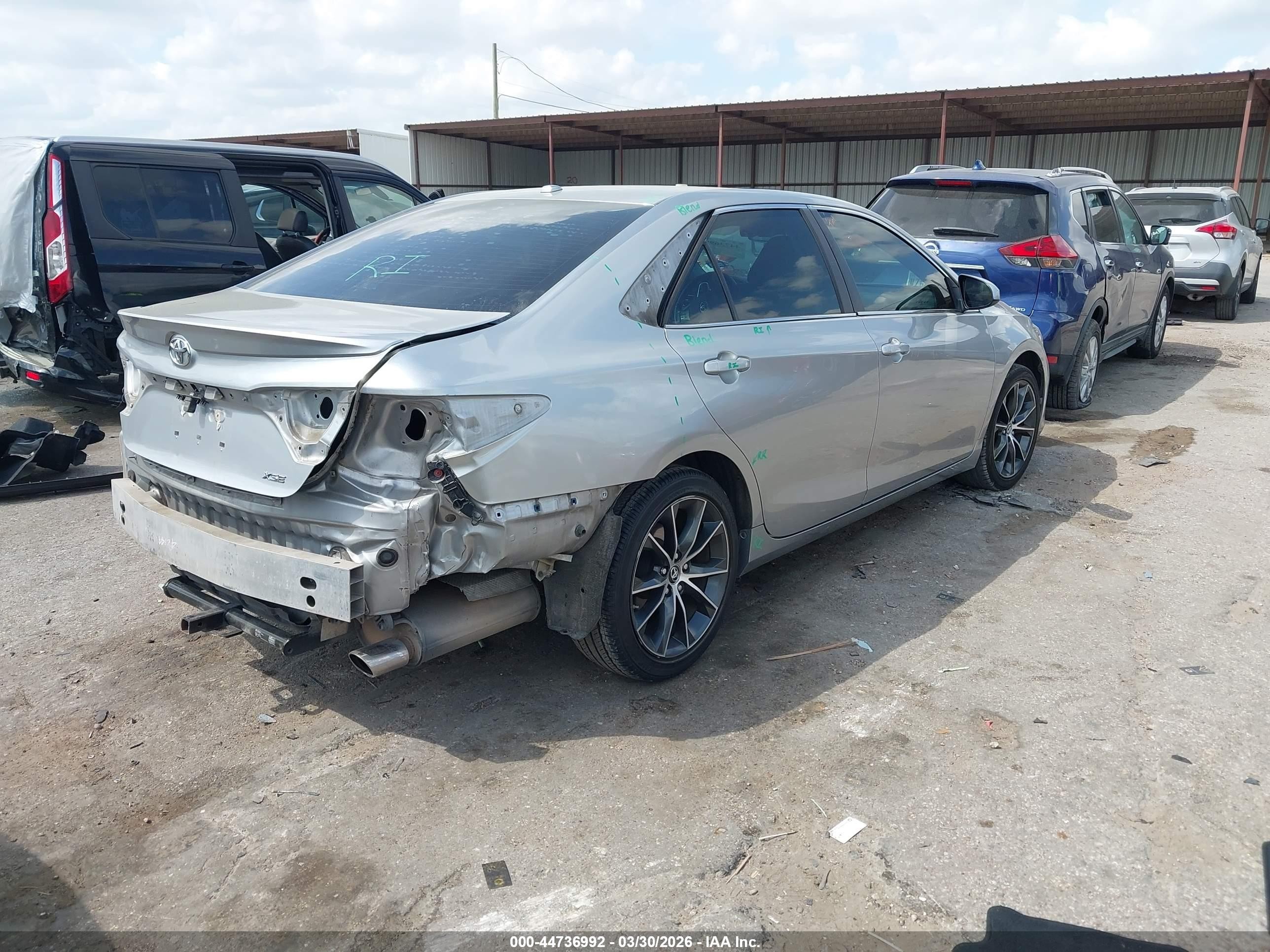 2015 Toyota Camry Xse Silver vin: 4T1BF1FK0FU990151