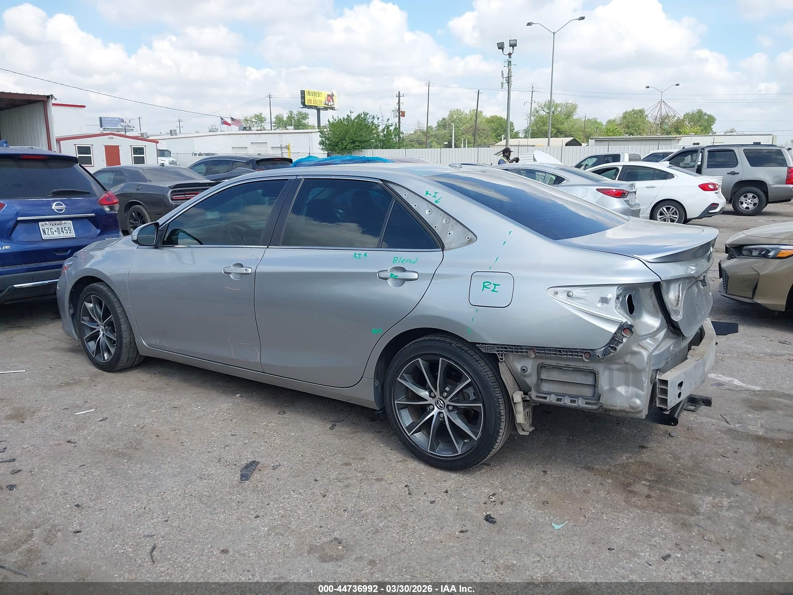 2015 Toyota Camry Xse Silver vin: 4T1BF1FK0FU990151
