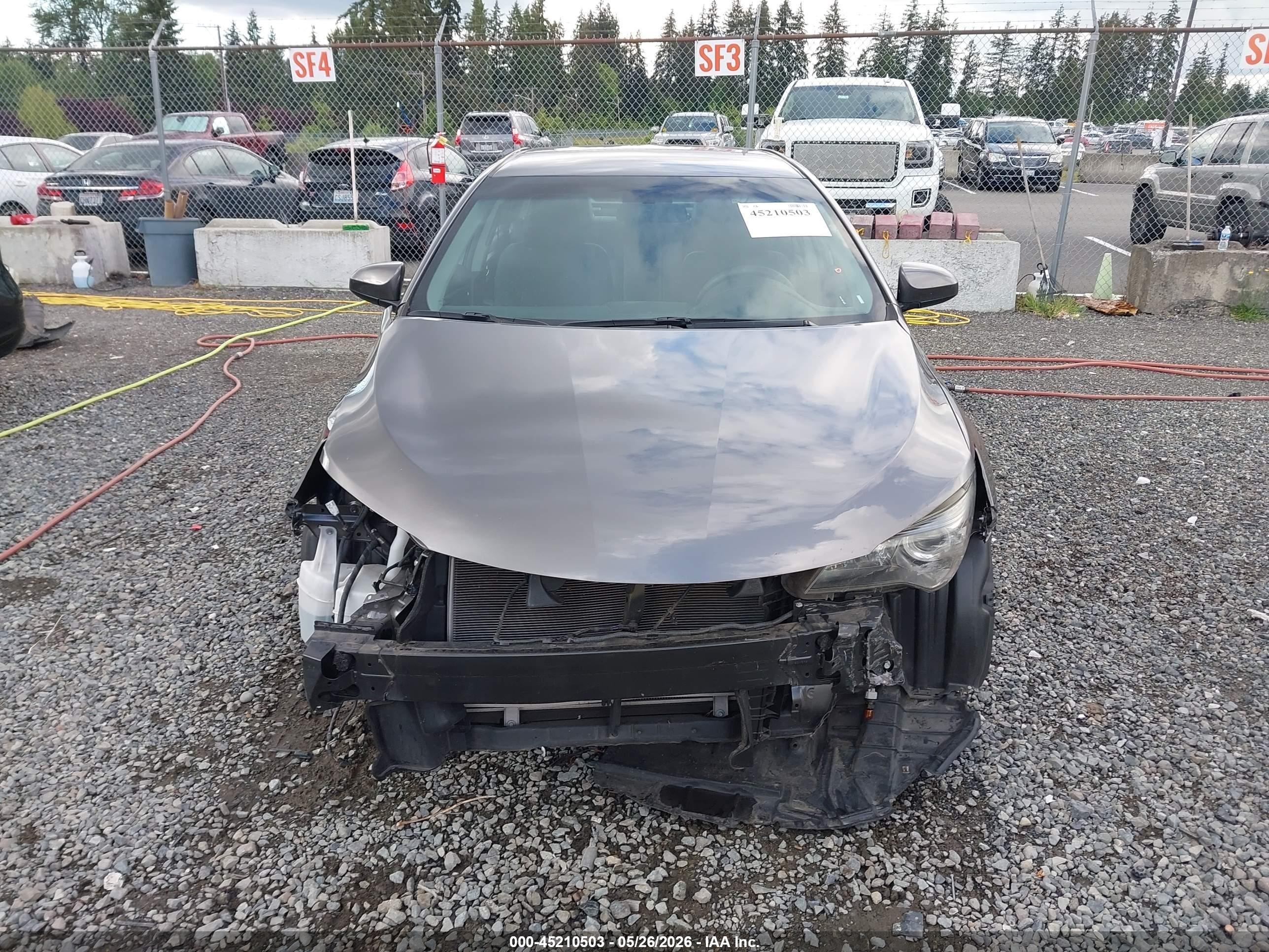 2015 Toyota Camry Se Gray vin: 4T1BF1FK0FU997827