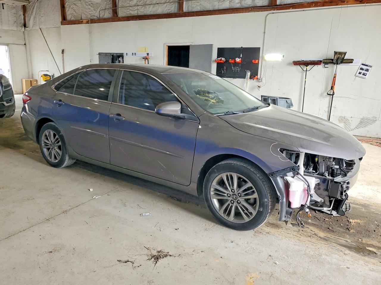 2016 Toyota Camry Se Gray vin: 4T1BF1FK0GU210408