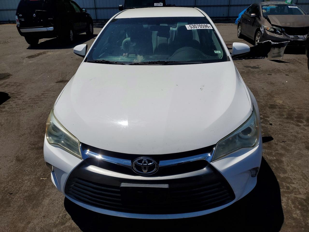 2017 Toyota Camry Le White vin: 4T1BF1FK0HU294117