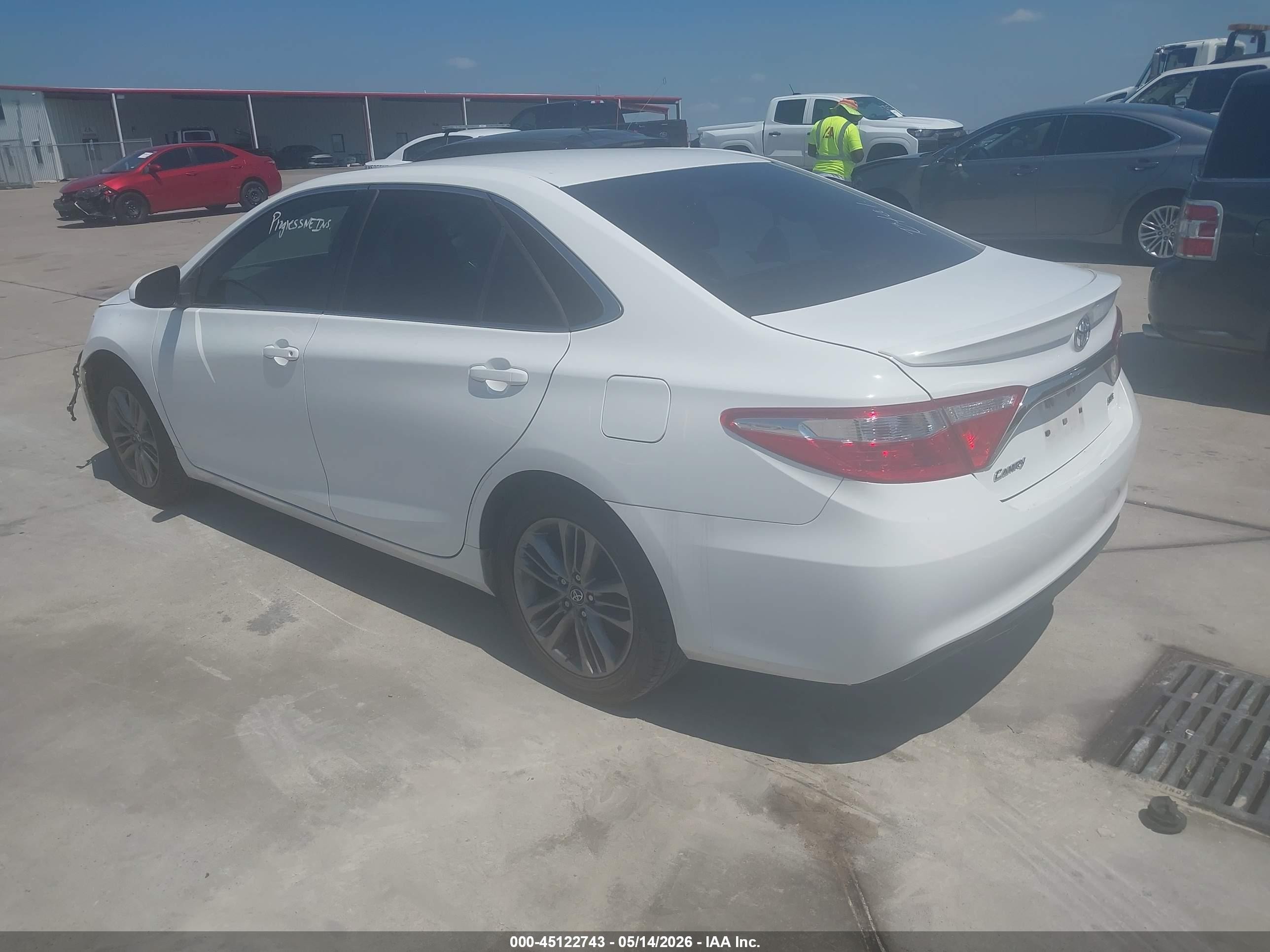 2017 Toyota Camry Se Белый vin: 4T1BF1FK0HU312308
