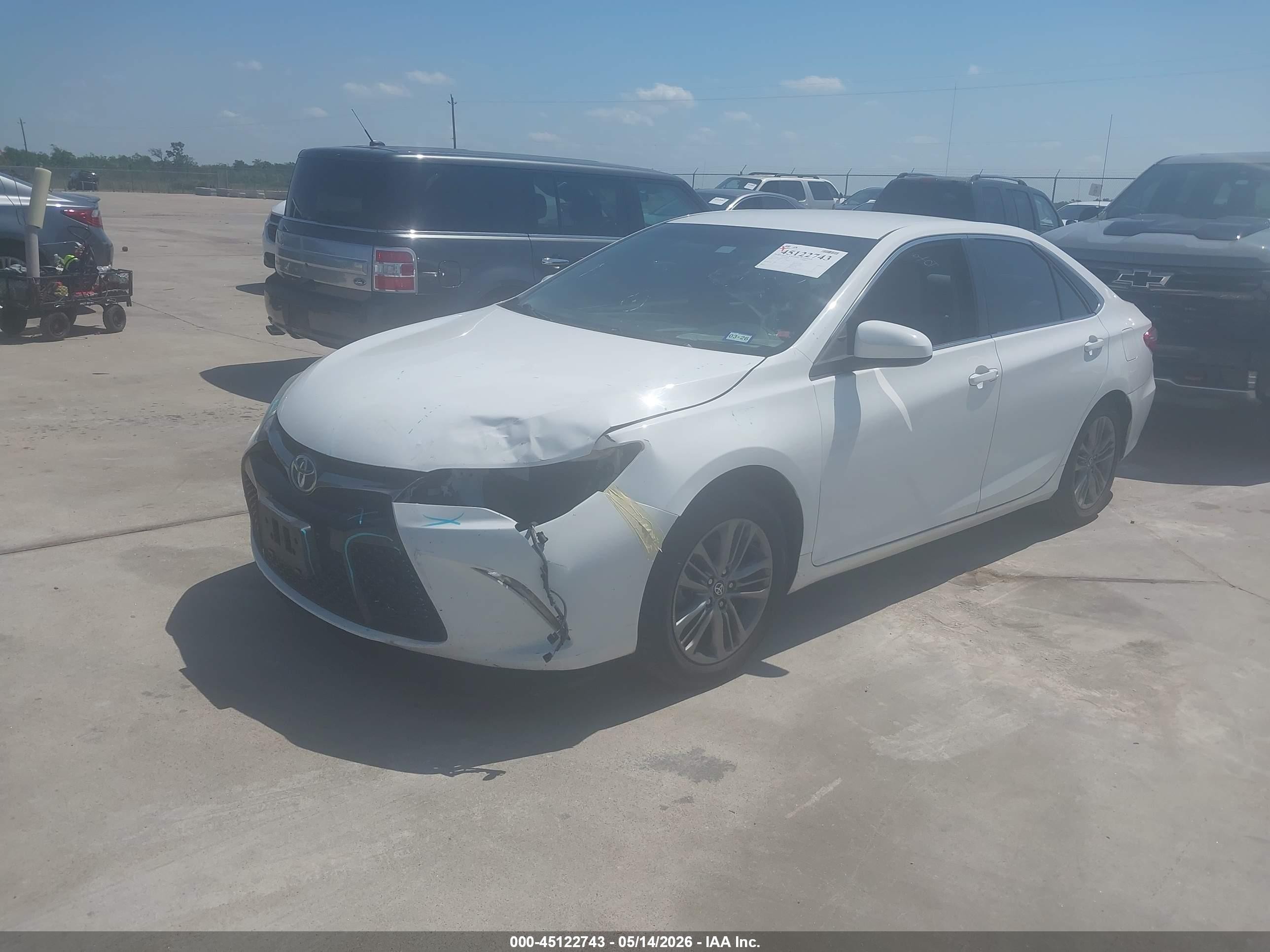2017 Toyota Camry Se Белый vin: 4T1BF1FK0HU312308