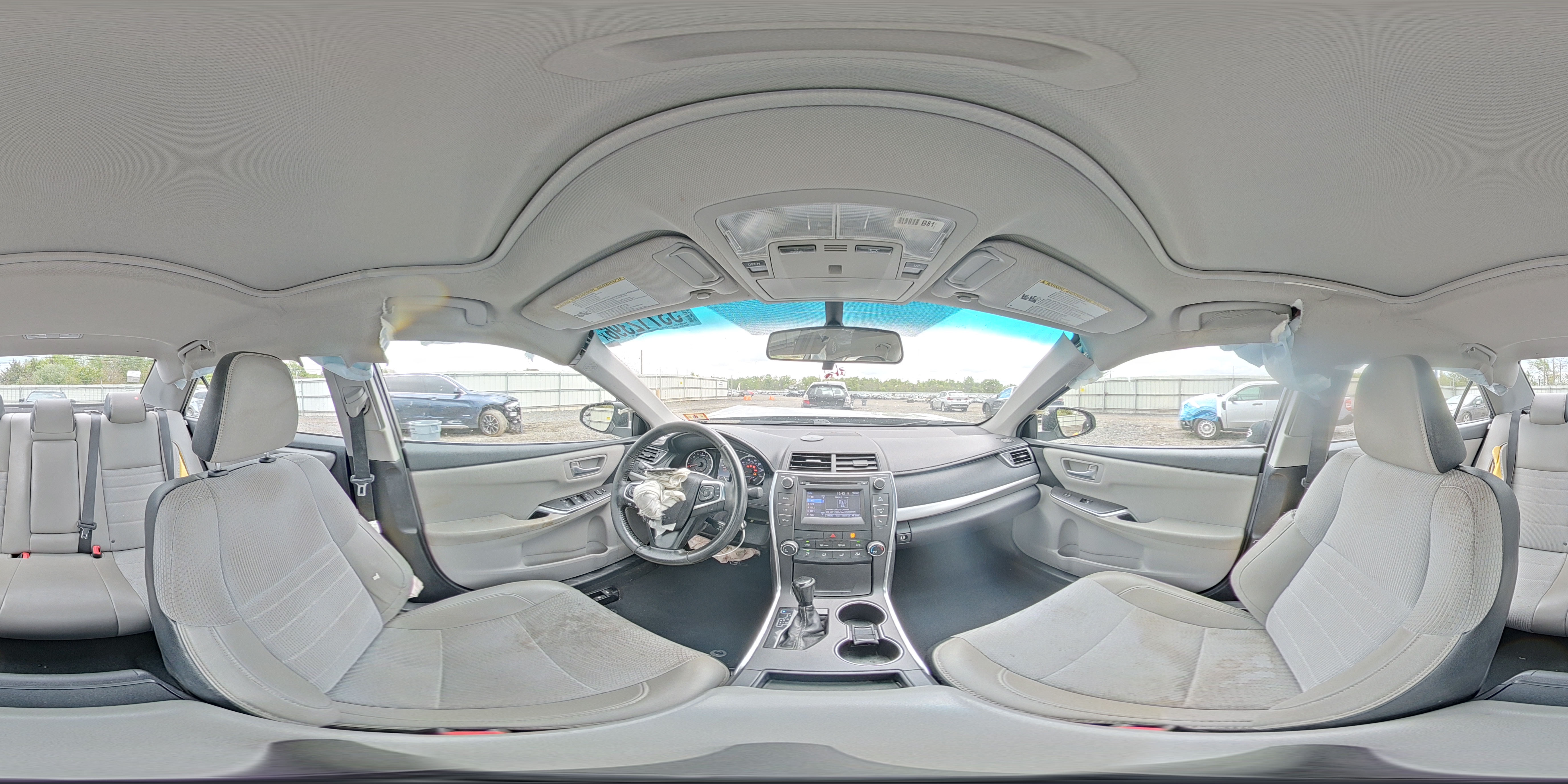 2017 Toyota Camry Se Silver vin: 4T1BF1FK0HU369866