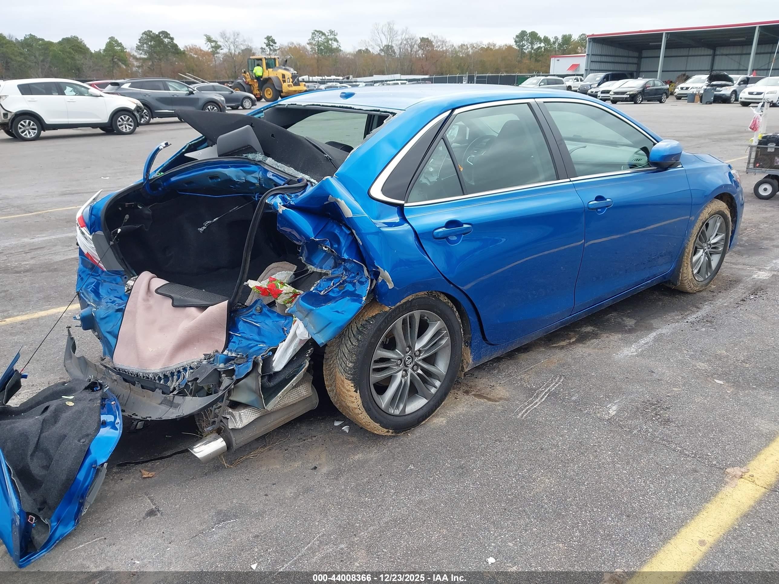 2017 Toyota Camry Se Blue vin: 4T1BF1FK0HU701420